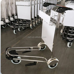 รถเข็นสัมภาระที่สนามบินทำจากสแตนเลสรถเข็นสำหรับสนามบิน RH-J12ใหม่ - Product Image 3