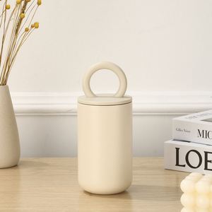 304 Stainless Steel <b>Double</b> <b>Wall</b> Vacuum Flask Portable 500ml Coffee <b>Mug</b> with Perfume Glass Bottle for Home & Outdoor Use - Product Image 2