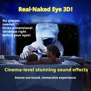 Mắt Trần 3D chiếu đèn cho trẻ em & khách sạn sử dụng năng động bầu trời đầy sao vòng tròn lớn chiếu với điều chỉnh góc đèn - Product Image 3