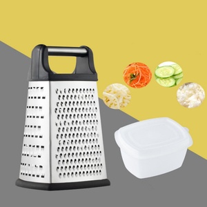 Multi-functional Stainless Steel 4 Sided Food <b>Vegetable</b> Grater Cheese Box Grater - Product Image 5