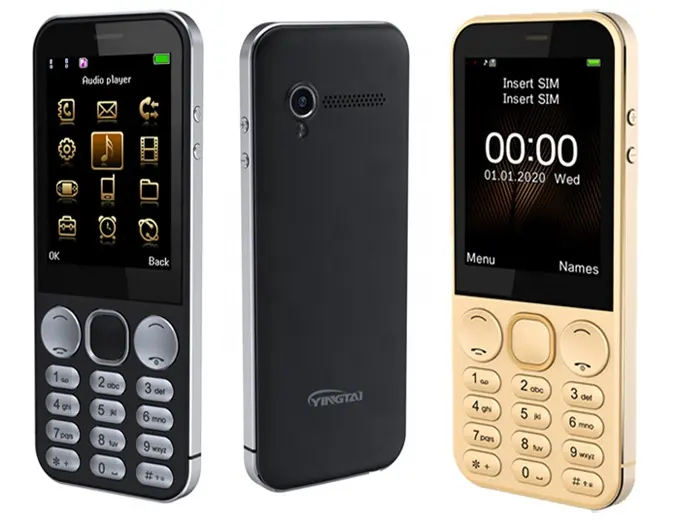 3G WCDMA 2,8 дюймовый металлический средний каркас функциональный телефон с 1000 мАч EZFM тонкой клавиатурой мобильный телефон с двумя SIM-картами MTK чип