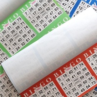 Tarjetas de Bingo Personalizadas de Alta Calidad, Impresión Digital a Cuatro Colores CMYK HD, Diseño Único en Papel Offset y Cartón Dúplex