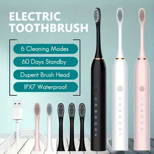 Brosse à dents électrique sonique rechargeable portable de haute qualité personnalisée, charge micro USB, IPX7, utilisation domestique douce - Product Image 3