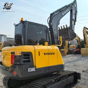 Used Volvo60 MiniCrawler Excavator 6Ton 0.2m³<b>Bucket</b> Original Swedish Brand <b>Small</b> Construction Excavator Low Hours Good Condition - Product Image 2