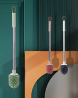 Nouvelle salle de bain douce propre maison outil en plastique brosse de toilette Durable Tpr nettoyage Silicone brosse de toilette