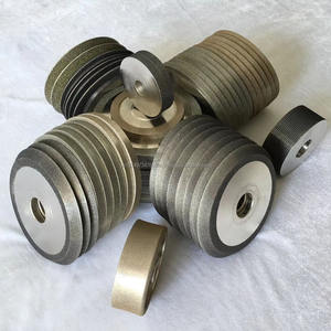 La rueda de metal de diamante electrochapado 12A2 para la molienda de acero de molde utiliza tecnología de Unión vitrificada - Product Image 1