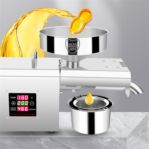 Máquina automática de prensado de aceite de tornillo de acero inoxidable con pantalla digital para extracción de aceite de soja - Product Image 4