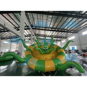 เรือยางรูปปลาหมึกแบบใหม่ เรือยางดิสโก้หมุนได้ เรือลากยางรูปปลาหมึก - Product Image 3