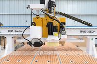 Routeur CNC à bois 2136 avec banc de perçage et broche horizontale pour trous verticaux et horizontaux