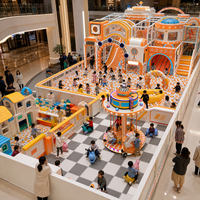 Équipement de terrain de jeu intérieur commercial pour enfants, centre d'activités et centre de divertissement familial
