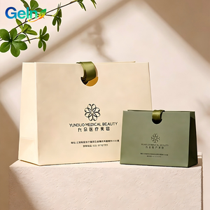 Bolsa <span class=keywords><strong>de</strong></span> Regalo <span class=keywords><strong>de</strong></span> Papel Dorado <span class=keywords><strong>de</strong></span> Lujo, Rígida y Grabada, 100 Unidades/Caja, para Aniversarios y Festivales, Regalos Premium - Product Image 3