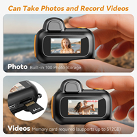 Inskam MC06 Mini Videocámara Digital IPS de 0.9 Pulgadas, 300mAh, 1.5H, 64GB de Memoria Integrada, Interfaz Tipo-C, Dispositivo Portátil Económico para