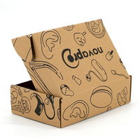 Caja de Envío Personalizada con Impresión de Logotipo, Embalaje de Cartón Corrugado Reciclable, Cajas de Cartón para Envíos de Ropa
