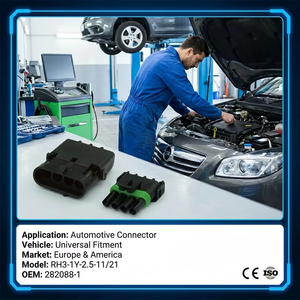 Conector Eléctrico Automotriz Impermeable de 1, 2, 3, 4 y 6 Pines, Macho y Hembra, Arnés de Cables 12010717 12015793 - Product Image 3