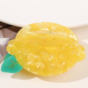 Carino limone fragola ciliegia acetato di frutta fungo capelli artiglio per le donne - Product Image 6