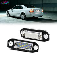 Éclairage de plaque d'immatriculation LED pour Volvo, blanc naturel, 12V, ensemble de remplacement pour S80 V50 V60 V70 C70 S40