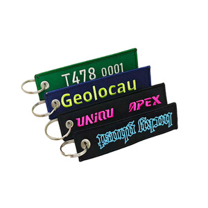 <span class=keywords><strong>Portachiavi</strong></span> Personalizzato con Ricamo 'Remove Before Flight', Etichetta Speciale per Bagagli, <span class=keywords><strong>Portachiavi</strong></span> per Regali Aeronautici OEM - Product Image 5