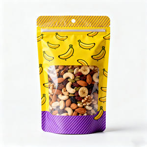 ถุงคอมโพสิตโปร่งใสสูงที่กำหนดเองที่มีหน้าต่างสำหรับขนมขบเคี้ยวช็อคโกแลตกาแฟชาเนื้อวัวกระตุกและเม็ดมะม่วงหิมพานต์ - Product Image 6