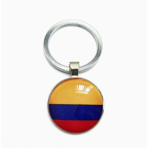 <span class=keywords><strong>Porte</strong></span>-clés polyvalent en alliage <span class=keywords><strong>personnalisé</strong></span> avec drapeau iranien, breloque ballon de football et <span class=keywords><strong>cabochon</strong></span> en verre – Vente en gros usine - Product Image 3