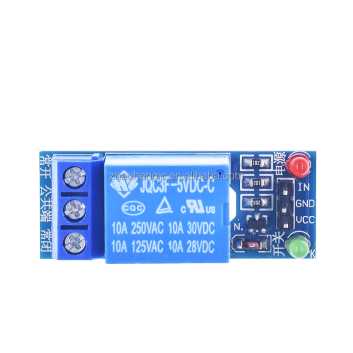 1-Channel 5V/12V Relay Module for Arduino Time Relay DIY Kit Low Level ...