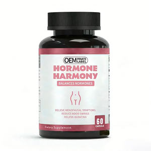 Capsules Probiotiques pour Femmes – Complément Naturel Équilibre <span class=keywords><strong>Hormonal</strong></span>, Améliore la Beauté, Qualité Alimentaire, 60 Capsules par Flacon, à base de Champignons - Product Image 1
