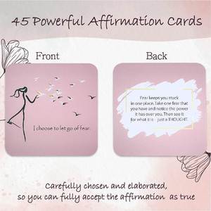 Carte d'affirmation positive personnalisée, carte de citation inspirante pour la <span class=keywords><strong>santé</strong></span> mentale et la pleine conscience - Product Image 2