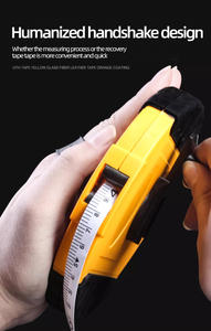 Alta precisione acciaio retrattile ABS righello misura nastro strumenti ingegneri falegnami dimensione fibra lavorazione del legno misura metrica - Product Image 6