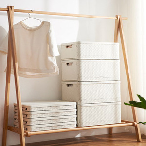 Plastic Storage <b>Box</b> Rectangle 20-35L Eco-Friendly Clothing Organizer Bedroom Use - Product Image 4