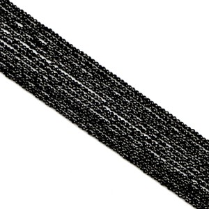 Kits de perles de pierre naturelle personnalisées de haute qualité tailles 2/3/4 MM Tourmaline noire coupe dure perles en vrac pour bijoux - Product Image 6