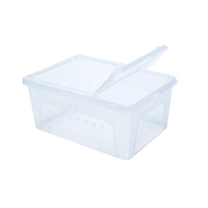 Reptile Hibernation <b>Box</b> Rectangle Acrylic Transparent Reusable Terrarium For Turtle Snake Spider Winter <b>Bedding</b> - Product Image 1