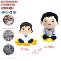 Peluche personnalisée de personnage de médecin, OEM ODM, mascotte médicale personnalisée, jouet en peluche doux, poupée en peluche pour cadeau promotionnel