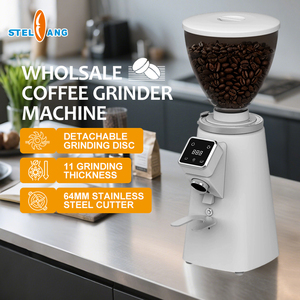 Touch Screen <b>Control</b> 64mm Burr 11 Speed Adjustable 800g Coffee Machine Gml1005 Single Dose - Product Image 2