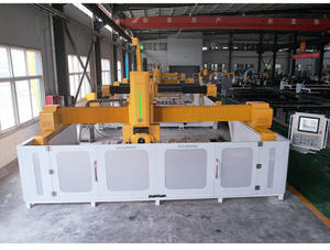 Pont entièrement automatique 5 axes scie pierre <span class=keywords><strong>CNC</strong></span> routeur marbre découpeuse 45 degrés tuile coupe pierre tombale gravure <span class=keywords><strong>Machine</strong></span> - Product Image 6