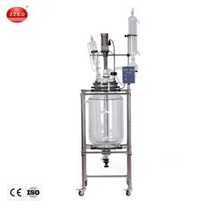 Batch Reactor Laboratory Hydrogenated Oil Equipment Double Wall Reaction Kettle