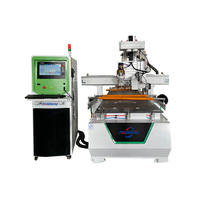 Router CNC para Madera Jinan Mosencnc 1325 9Kw ATC+Saw, Controlador Syntec LNC, Alta Velocidad y Eficiencia en Grabado, Corte y Fresado de Madera y Metal