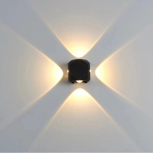 Applique murale LED en aluminium pour extérieur, étanche <span class=keywords><strong>IP65</strong></span>, éclairage haut et bas, 4W, pour maison, escalier, chambre, chevet, <span class=keywords><strong>salle</strong></span> <span class=keywords><strong>de</strong></span> <span class=keywords><strong>bain</strong></span>, couloir - Product Image 2