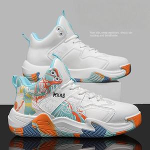 Chaussures de <span class=keywords><strong>basket</strong></span>-ball plates tendance en gros <span class=keywords><strong>pour</strong></span> hommes, chaussures de <span class=keywords><strong>basket</strong></span>-ball de style extérieur à semelle en caoutchouc, fabrication de chaussures de sport - Product Image 6