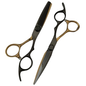 กรรไกรตัดผม Dmx ขนาด 6 นิ้ว กรรไกรซอยผมสแตนเลส ใบมีดคม ด้ามจับขนาดกลาง สำหรับช่างทำผมมืออาชีพ - Product Image 1