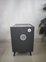 Table de chevet intelligente avec armoire en MDF de haute qualité, charge sans fil, port Type-C et USB
