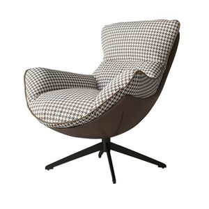 Échantillon gratuit de chaises simples meubles de salon canapé relaxant chaise en cuir <span class=keywords><strong>tissu</strong></span> pied de poule <span class=keywords><strong>fauteuil</strong></span> paresseux - Product Image 1