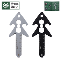 Bochen – Kit multi-outils léger 8-en-1 avec mousqueton, lame en acier inoxydable, pour survie tactique, camping et usage industriel – Expédition immédiate