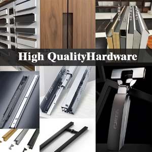 Solid Wood Light Luxury Customized Freestanding Eco-Friendly Durable Whole House <b>Wardrobe</b> LED Lighting for Bedroom Entrance Shoe - Product Image 3