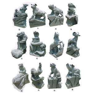 Escultura de tigre tallada a Mano China para decoración de jardín, piedra Natural de gran tamaño, 12 animales del zodiaco chino, estatua de tallado - Product Image 3