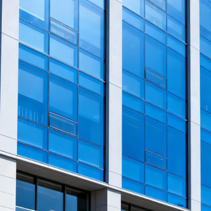 편도 비전 블루 건축 창 필름 0.09mm - 90% 열 차단 83% 광 투과 99% 자외선 저항 필름 - Product Image 3