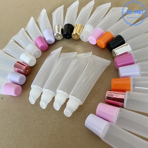 Meishenjie MEI — Tube de brillant à lèvres, vide, doux, couleurs <span class=keywords><strong>rose</strong></span>, violet, Orange, baume, prix d'usine, 8ml, 10ml, 15ml - Product Image 2