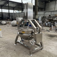 Cuisinière semi-automatique Chauffage électromagnétique Mélangeur de cuisson Mélangeur planétaire industriel automatique en acier inoxydable