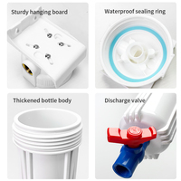 Système commercial de pré-filtration d'eau pour toute la maison, filtration des sédiments pour eau du robinet et eau de puits, filtre en acier inoxydable