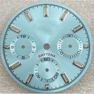 Esfera de Reloj Cronógrafo Multifunción de Cristal de 29.5mm, Nuevos Accesorios Mod Compatibles con el Movimiento de Cuarzo VK63 - Product Image 3