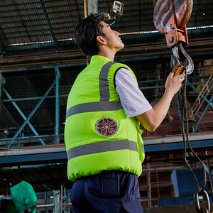 <span class=keywords><strong>Gilet</strong></span> Estivo Casual da <span class=keywords><strong>Uomo</strong></span> <span class=keywords><strong>con</strong></span> Ventilatore Integrato, Anti-Pilling, 100% Poliestere Lavorato a Maglia 180g, Abbigliamento Esterno - Product Image 3