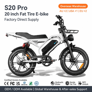 Vélo électrique urbain QMHEEL S20 Pro avec pneus tout-terrain et siège confortable pour les commandes en gros, livraison depuis les entrepôts UE, Italie, Pays-Bas, États-Unis. - Product Image 1